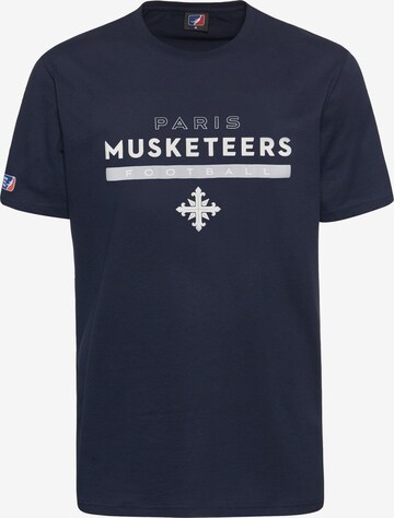 T-Shirt 'Paris Musketeers Identity' DEF en bleu : devant