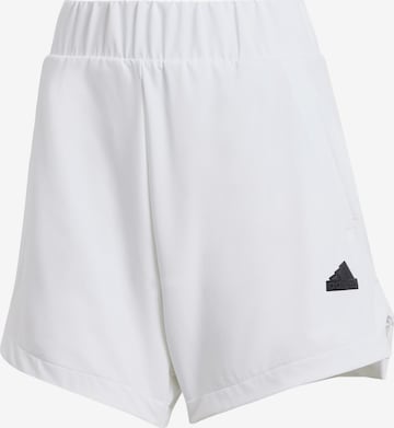 ADIDAS SPORTSWEAR regular Λειτουργικό παντελόνι 'Z.N.E. Woven' σε λευκό: μπροστά