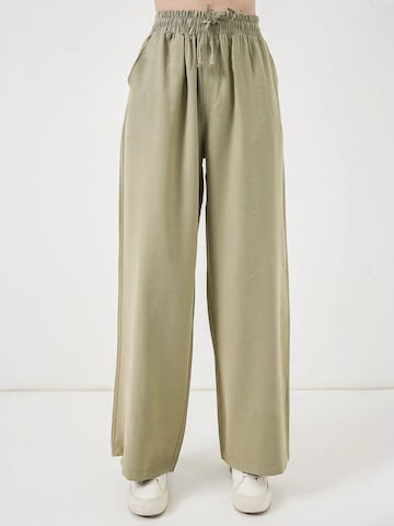Pantalon Bigdart en vert : devant