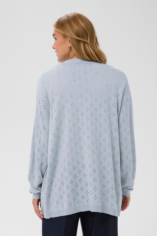 SAINT TROPEZ Gebreid vest 'OlineSZ' in Blauw