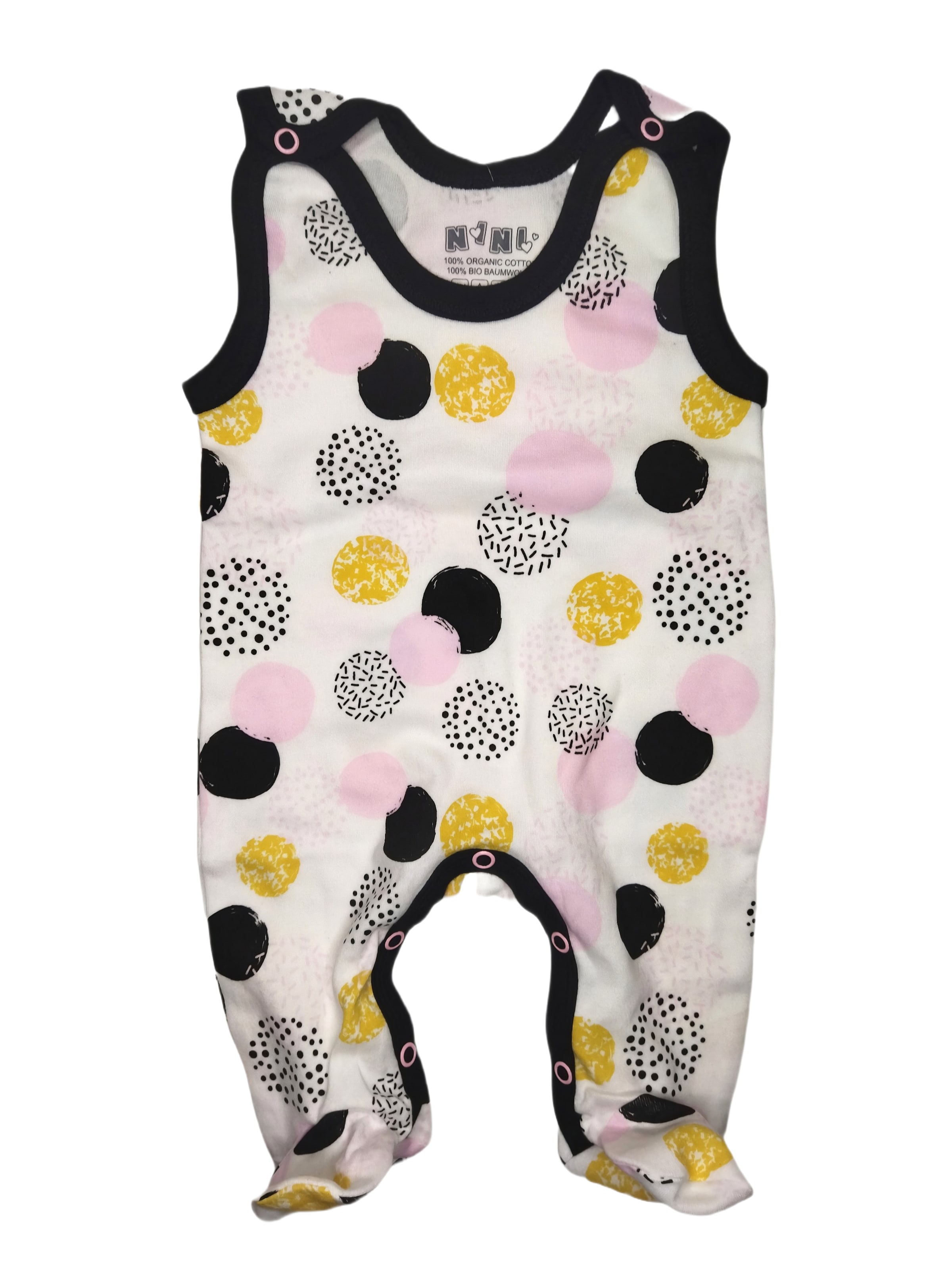 NINI Rompertje/body in Gemengde kleuren: voorkant