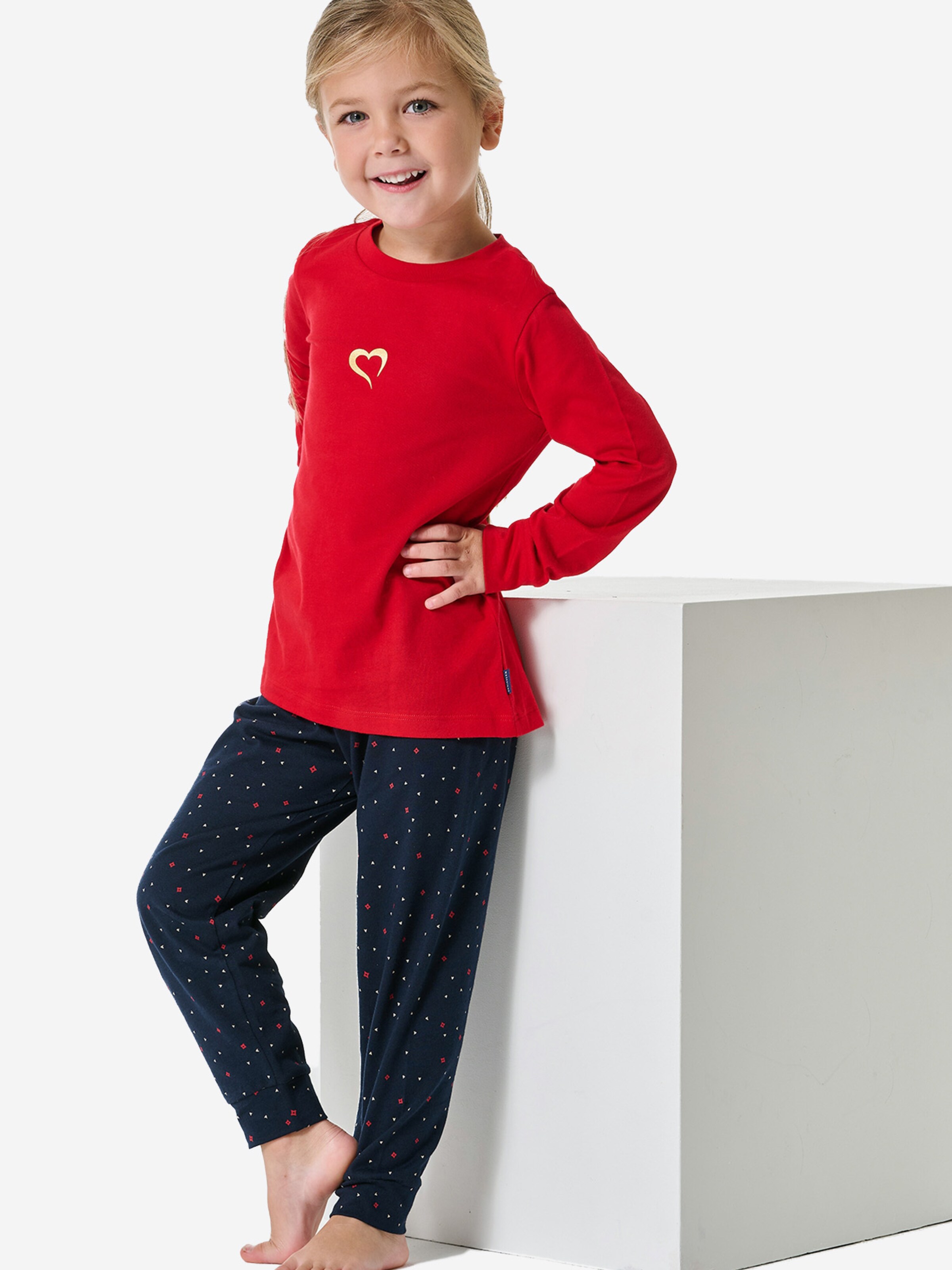 Pyjama ' Family ' SCHIESSER en bleu