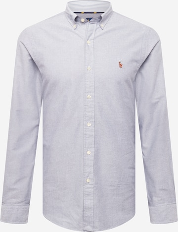 Coupe slim Chemise Polo Ralph Lauren en bleu : devant