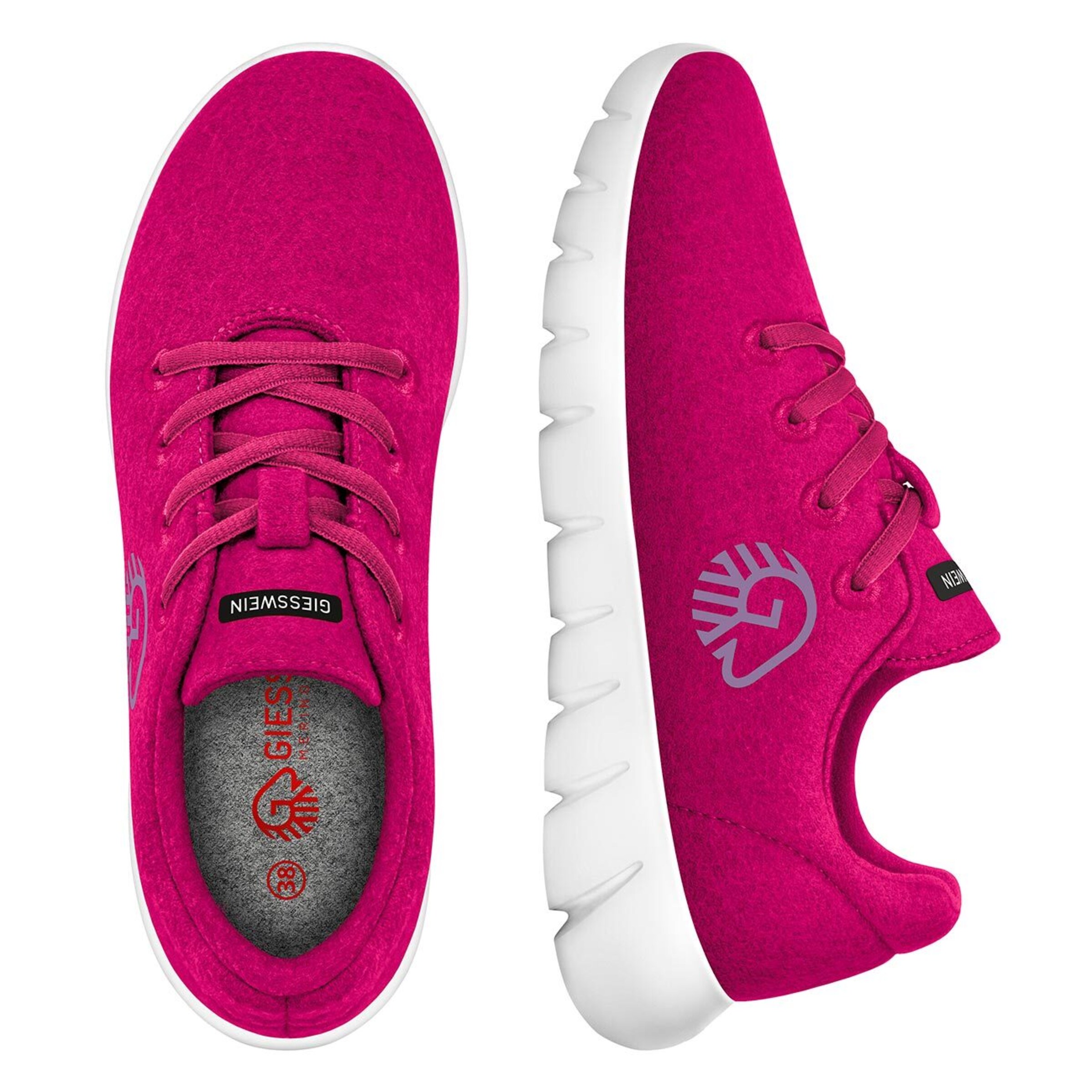Baskets basses 'Merino Runners ' GIESSWEIN en rose