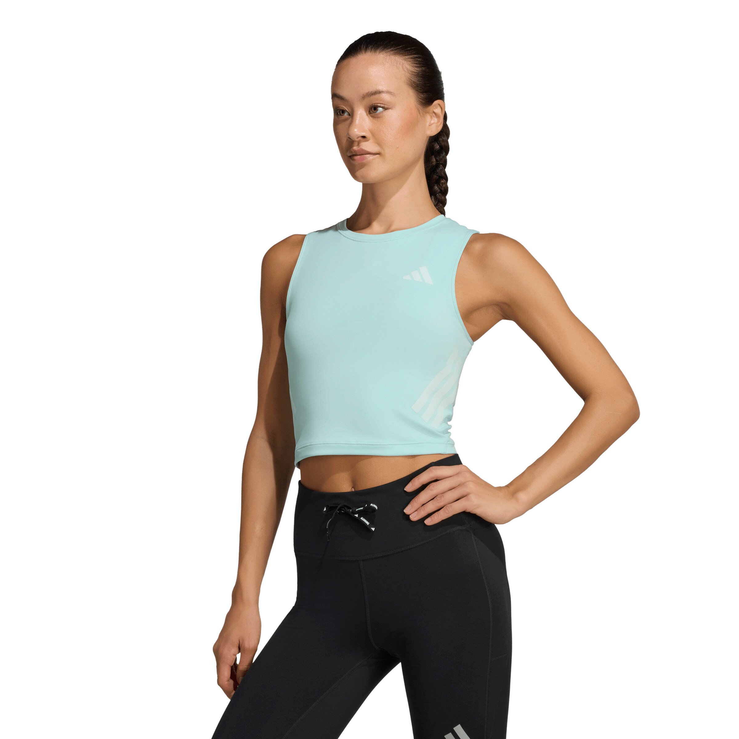 ADIDAS PERFORMANCE Sportovní top 'ADI365' – modrá: přední strana