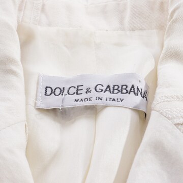DOLCE & GABBANA Übergangsjacke S in Weiß