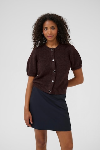 Cardigan 'Emilie Evi ' Kaffe en marron : devant