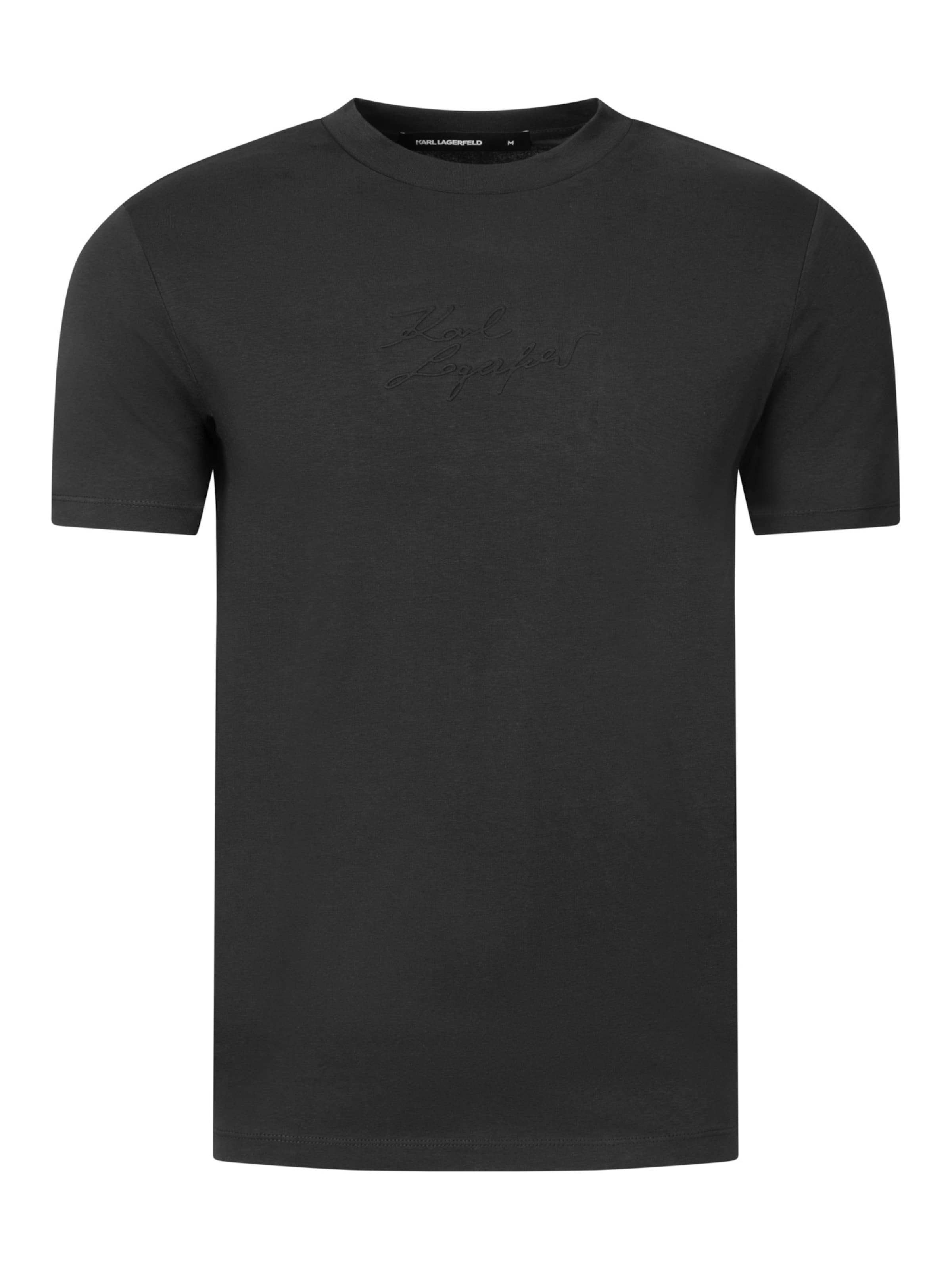 Maglietta di Karl Lagerfeld in nero: frontale