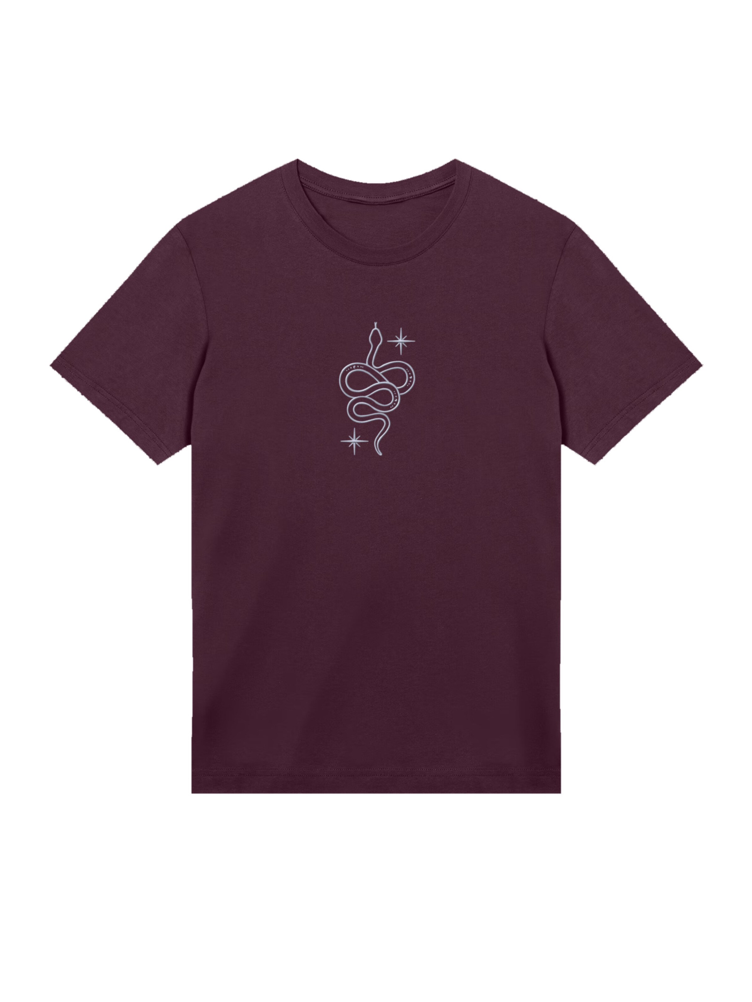 T-Shirt 'Mystical Snake' F4NT4STIC en marron : devant