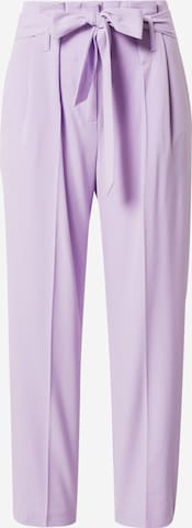 b.young Pleat-Front Pants 'Danta' in Purple: front