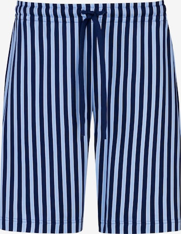 Mey Pyjamabroek 'Graphic Stripes' in Blauw: voorkant