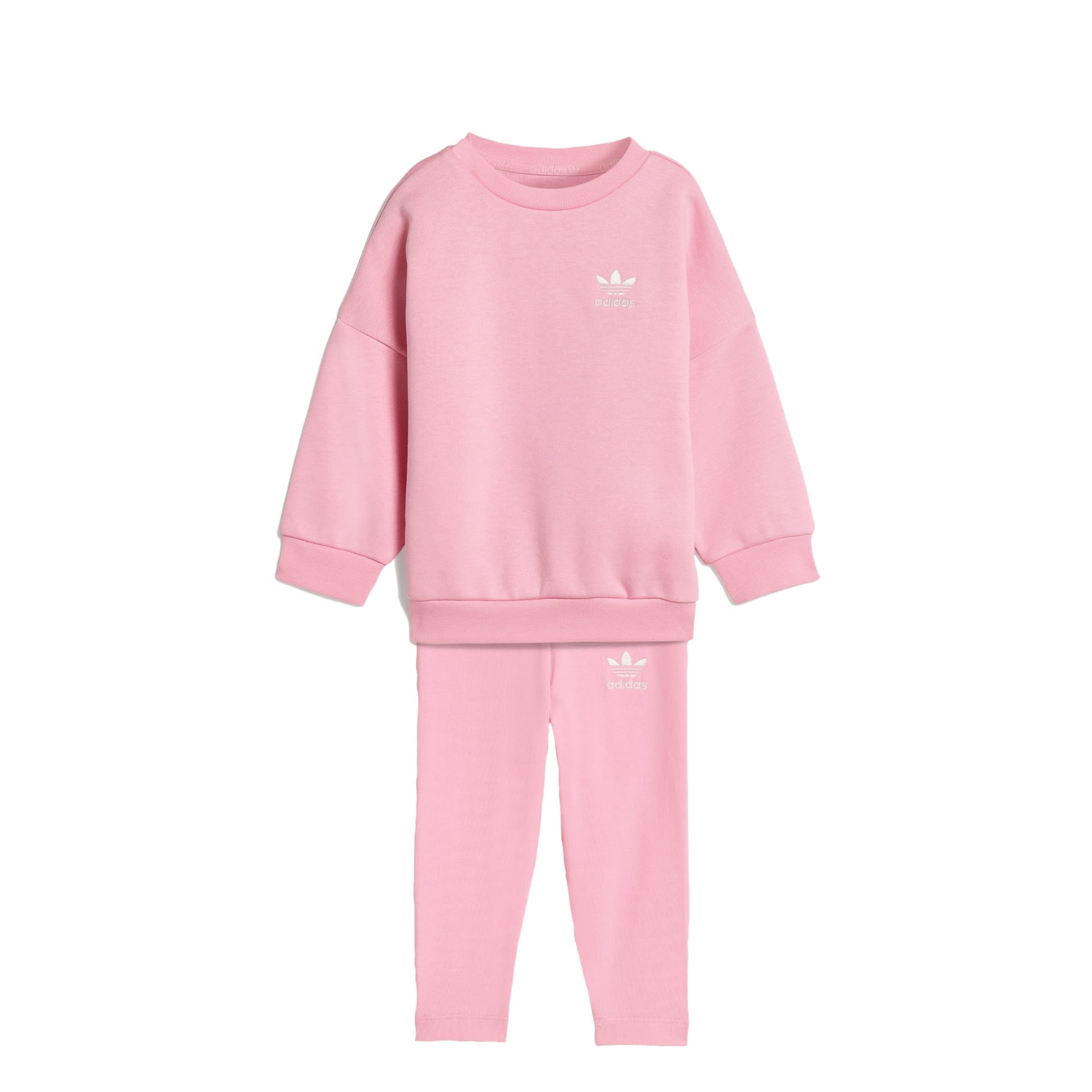 ADIDAS ORIGINALS Jogginganzug 'OVERSIZED CREW LEGGINGS' in Pink: Vorderseite