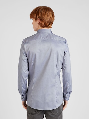 Slim fit Camicia di OLYMP in blu