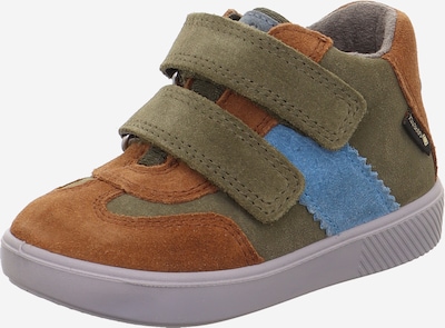 SUPERFIT Tennarit 'Supies' värissä vaaleansininen / konjakki / khaki / musta, Tuotenäkymä