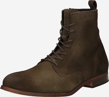 ALDO Lace-Up Boots 'TWAIN' in Green: front