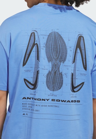ADIDAS PERFORMANCE Performance shirt 'Anthony Edwards' in Blue