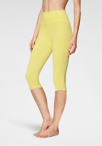 LASCANA Skinny Leggings in Yellow: front