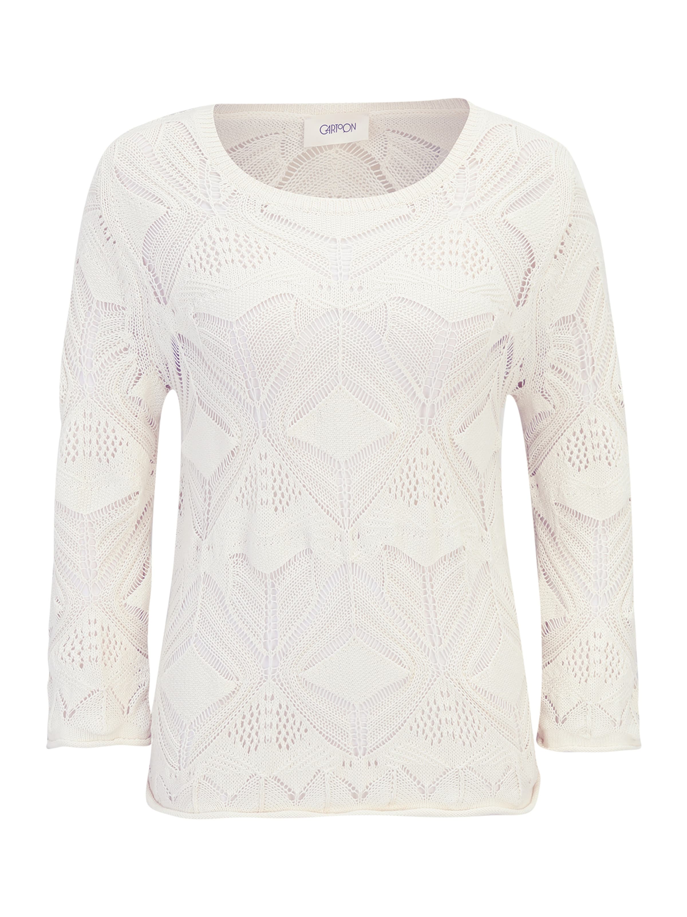 Cartoon Trui in Beige: voorkant