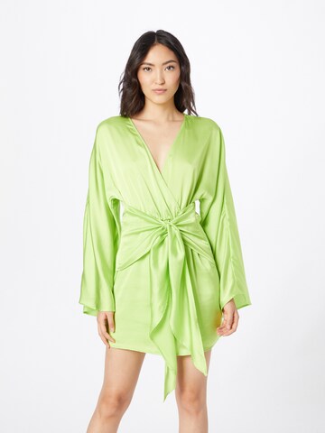 Gina Tricot Šaty 'Rosie' – zelená: přední strana