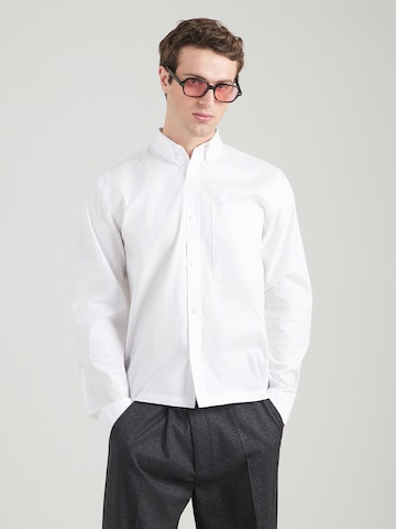 Lindbergh Regular fit Πουκάμισο σε λευκό: μπροστά