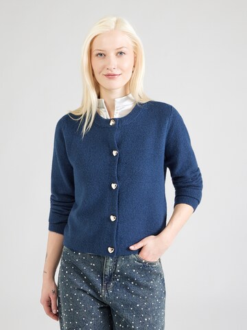 Cardigan 'VMFIONA' VERO MODA en bleu : devant