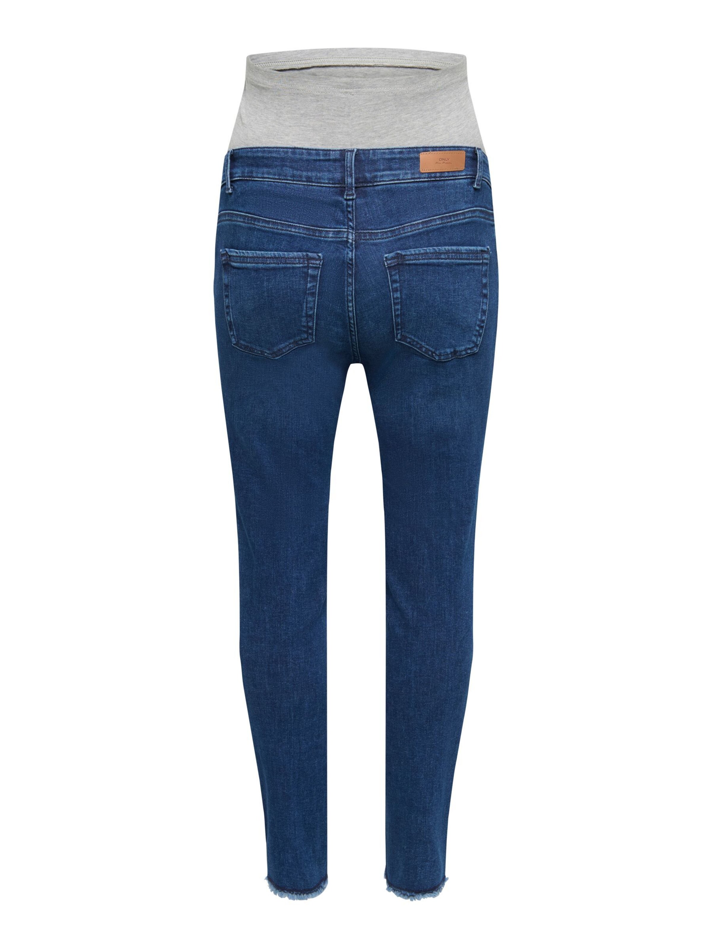 Only Maternity Slimfit Jeans 'OLMBlush' in Blauw
