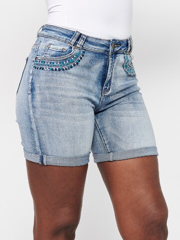 KOROSHI Regular Shorts in Blau