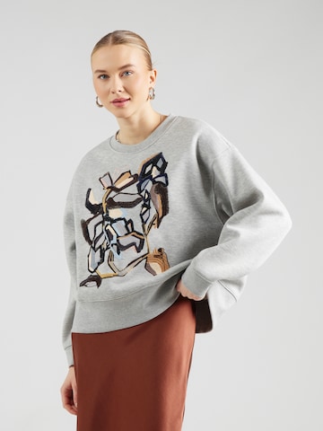 Munthe Sweatshirt 'RARSNIMA' i grå: forside