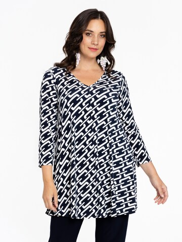 YOEK Tuniek in Blauw: voorkant