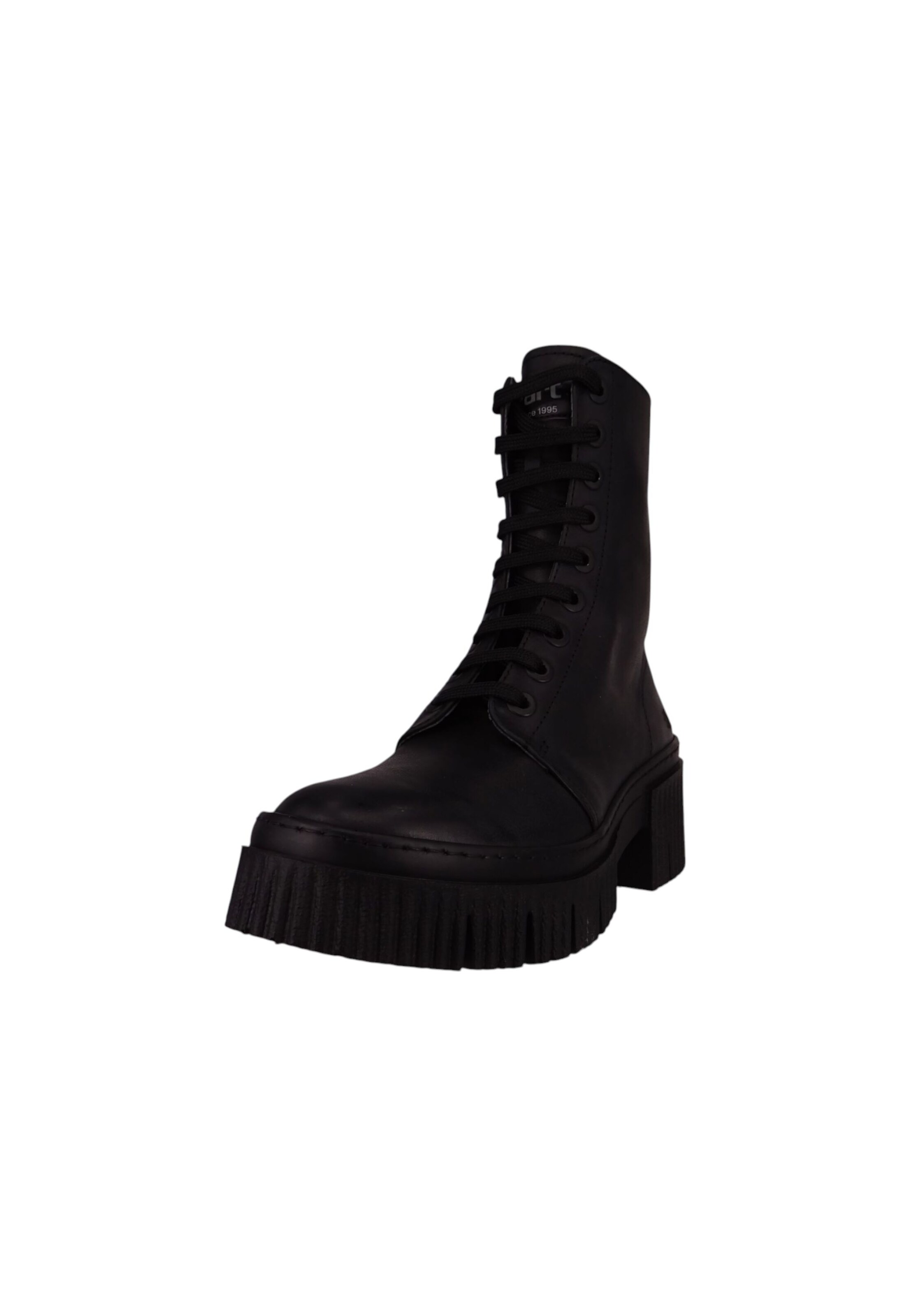 Bottines à lacets ART en noir