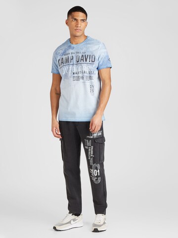 CAMP DAVID Tapered Pants in Black