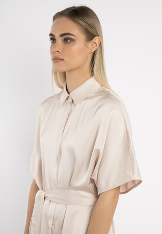 DreiMaster Klassik Shirt dress in Beige