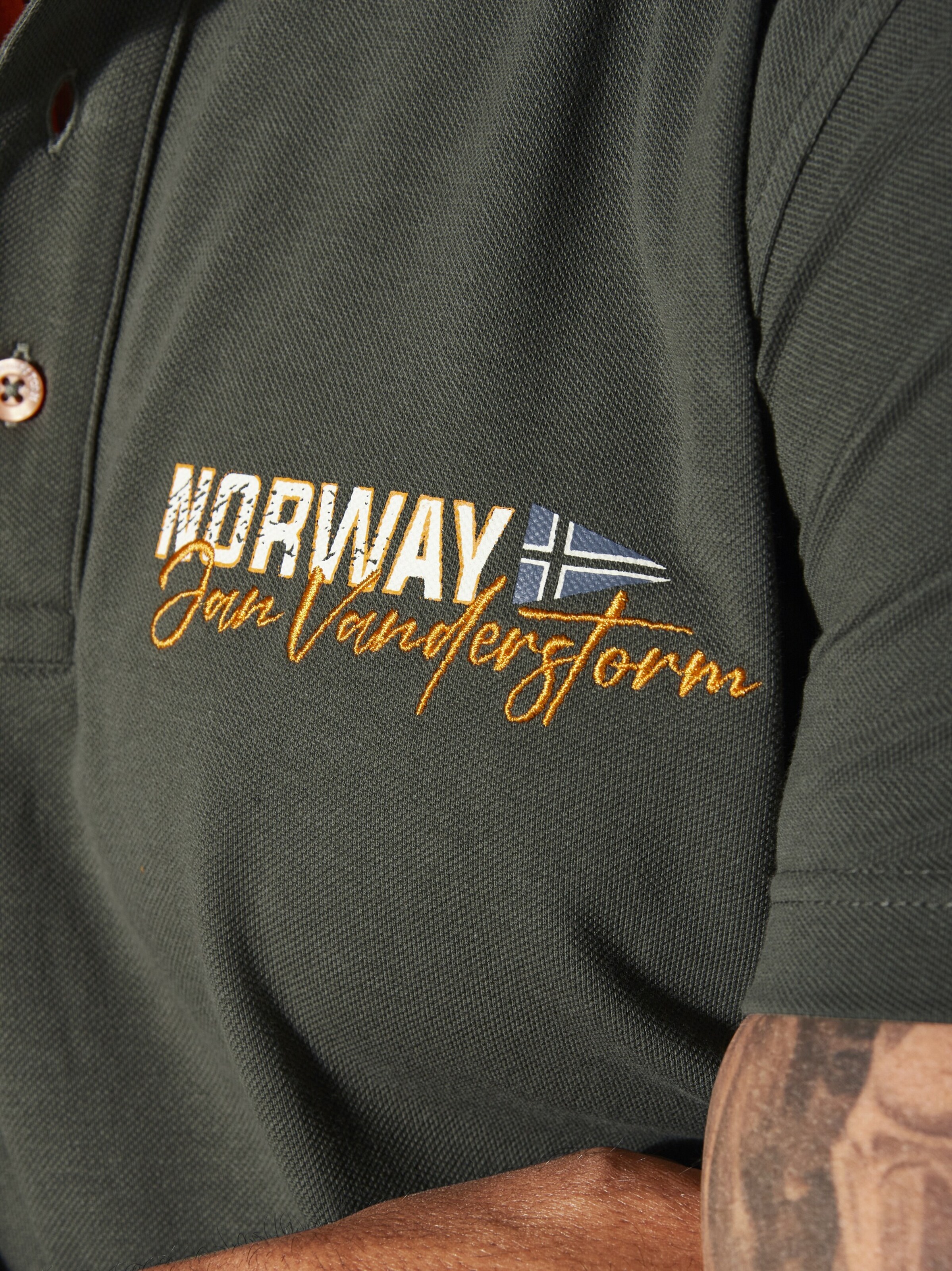 Jan Vanderstorm Shirt ' Jakov ' in Green