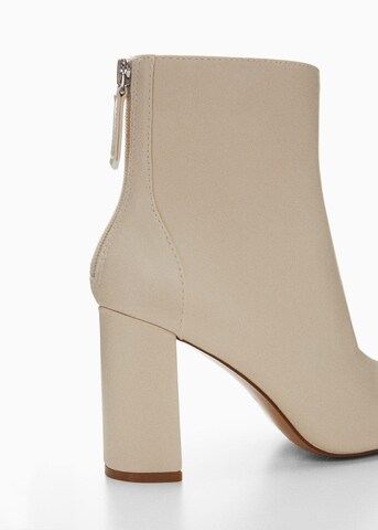 Bottines 'Giana' MANGO en beige