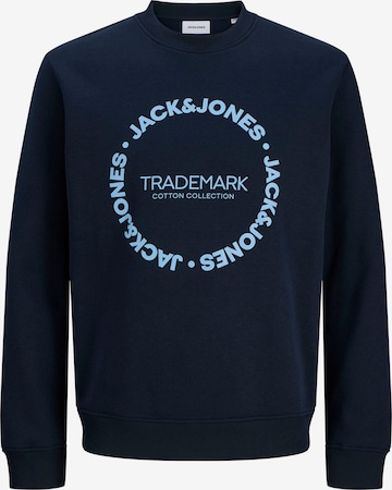 Sweat-shirt 'JJBENSON' JACK & JONES en bleu : devant