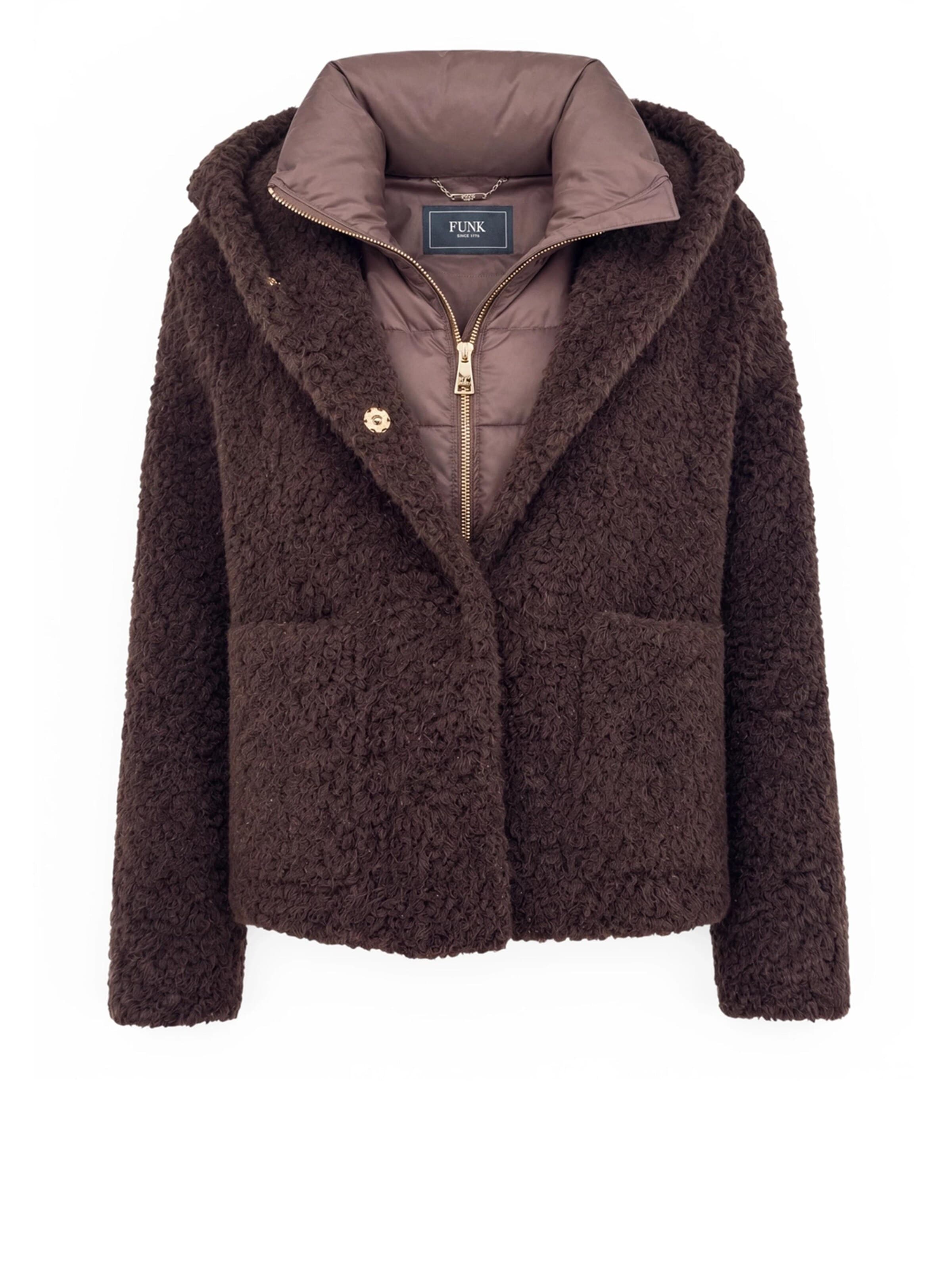 Funk since 1776 Winter Jacket in Brown: front