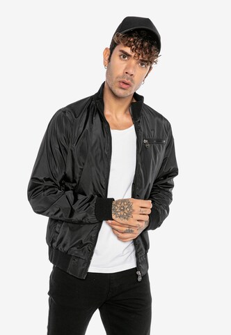 Redbridge Between-Season Jacket 'Leeds' in Black: front