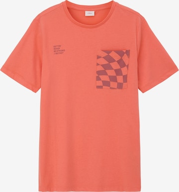 s.Oliver Shirt in Oranje: voorkant