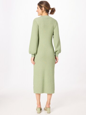 Monki Knitted dress in Green