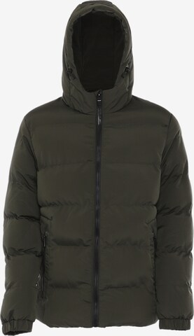 Yuka Winter Jacket in Green: front