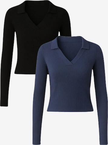 GORG Bluse in Blau: Vorderseite
