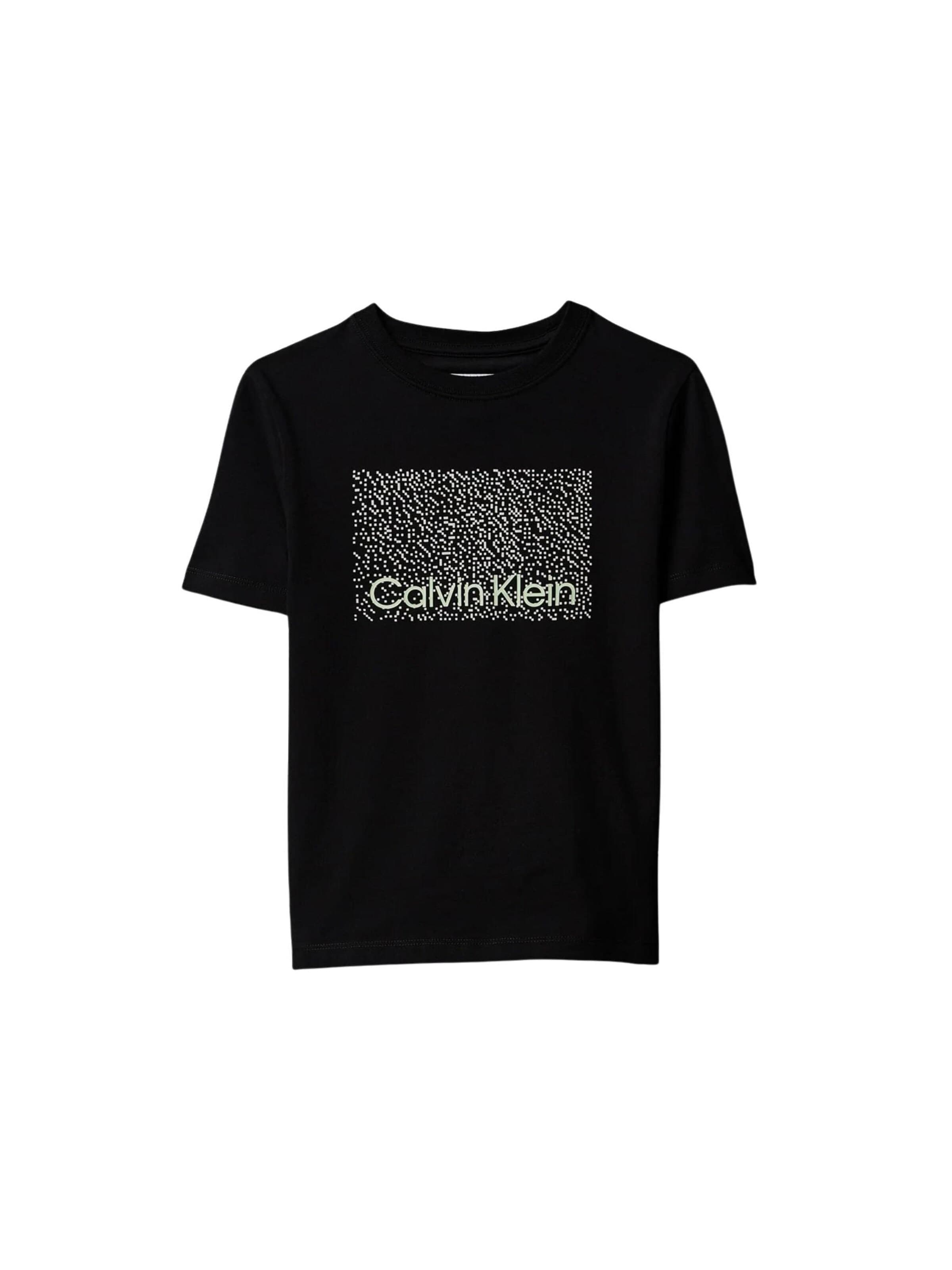 Calvin Klein Kids Shirt in Zwart: voorkant