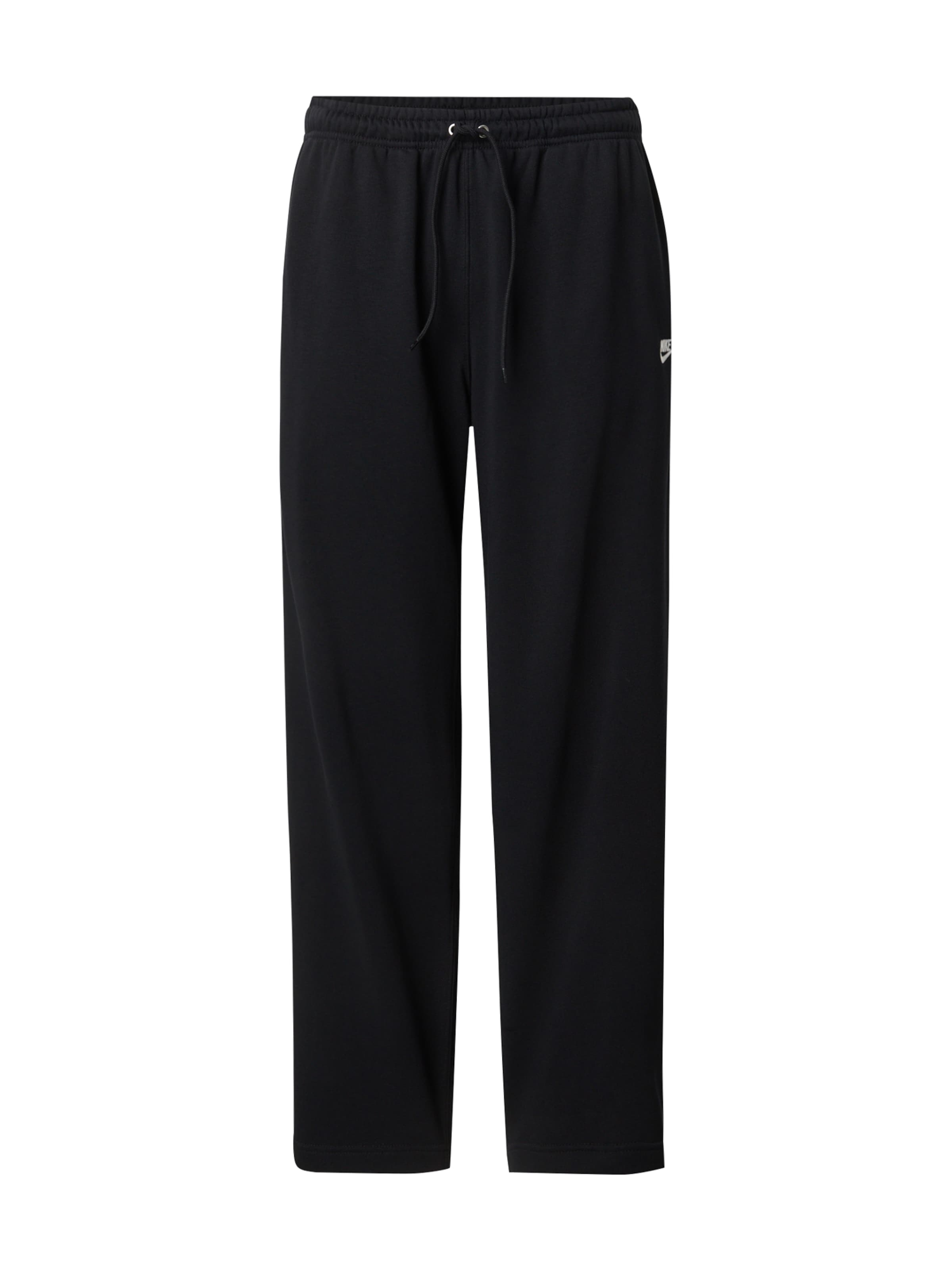 Nike Sportswear Loose fit Trousers 'CLUB' in Black: front