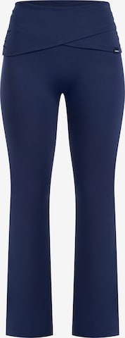 évasé Leggings ' Florea ' Smilodox en bleu : devant