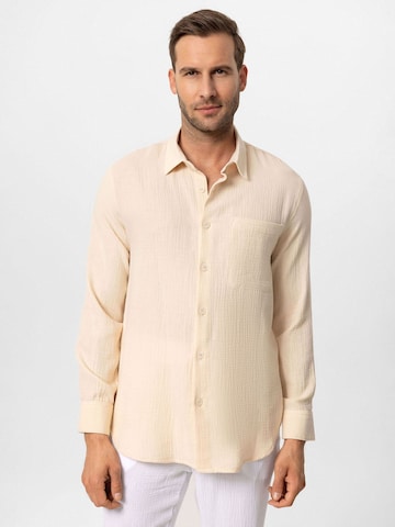Antioch Regular fit Overhemd 'Ilario' in Beige