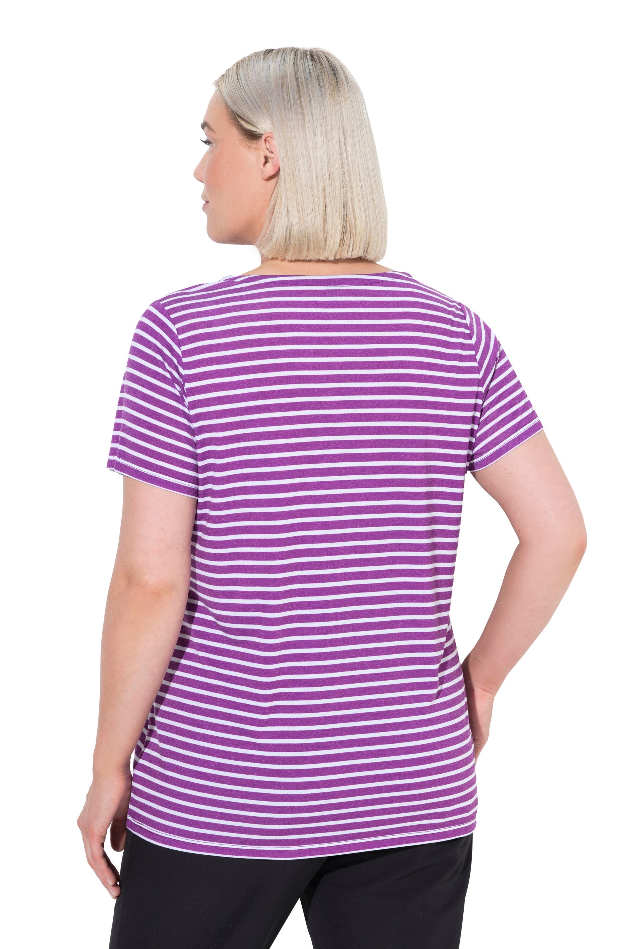 Ulla Popken versizeshirt in Lila