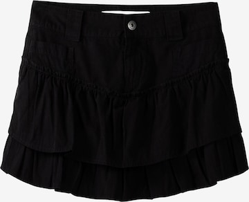 Bershka Sukně – černá: přední strana