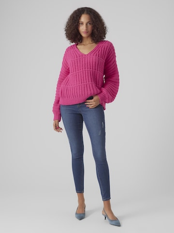 VERO MODA Sweater 'Smilla' in Purple