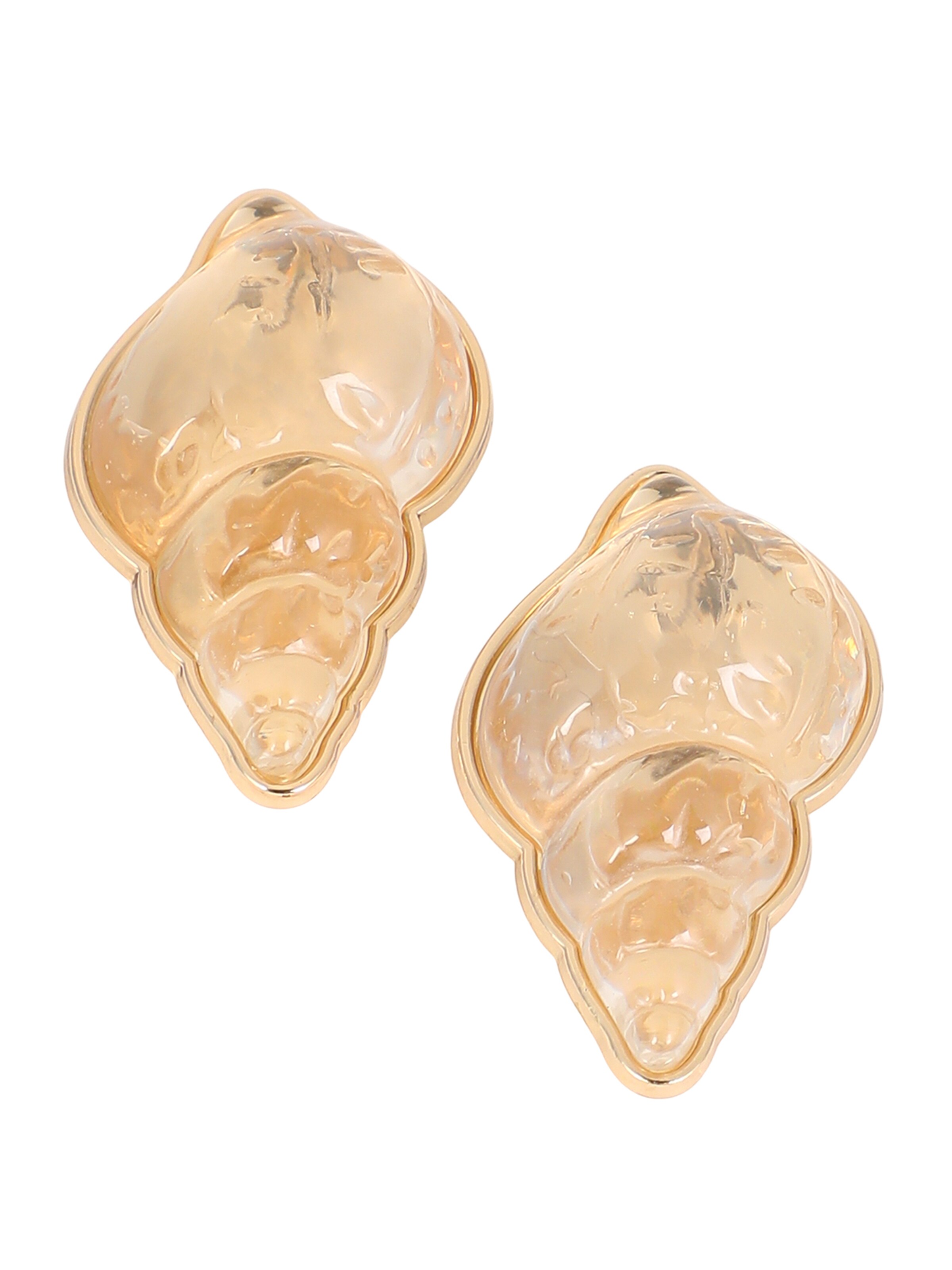 Boucles d'oreilles 'Janiyah' SOHI en or : devant
