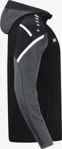 JAKO Athletic Zip-Up Hoodie in Black